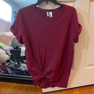 Maroon Long Tee